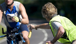 Volunteers at Birmingham Triathlon